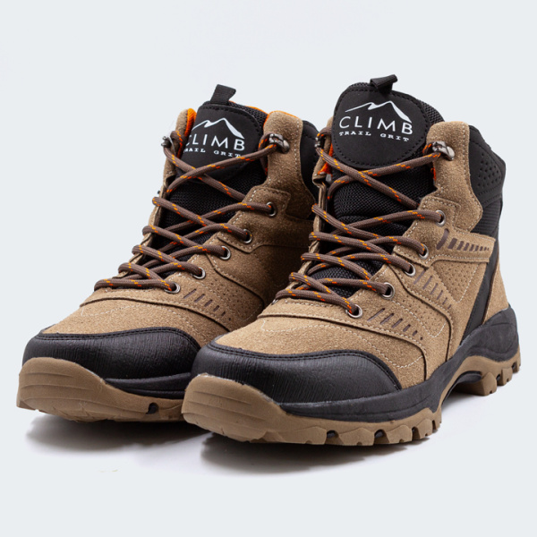 Ботинки MOUNTAIN LEAF ( PRO-CLIMB), подошва ТПР, беж