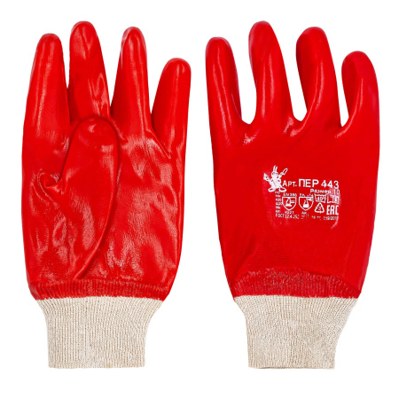 ПЕР 443 Перчатки МБС красные (уп. 120 шт)