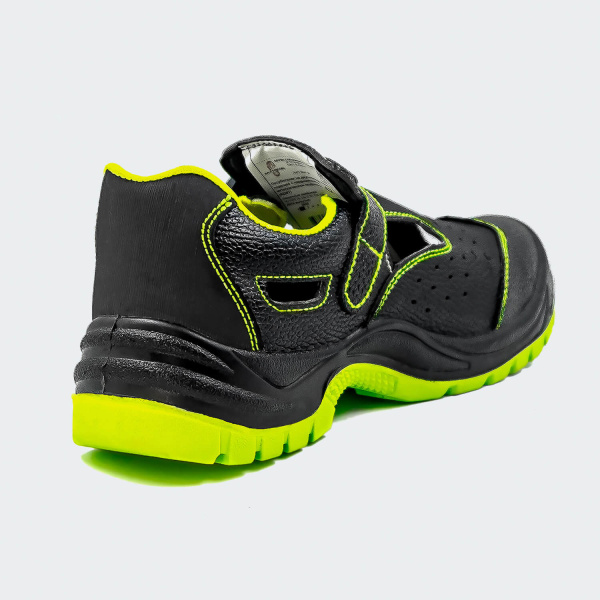 4220Т Лайм Полуботинки с перфорацией ( Сандалии) КИТАЙ