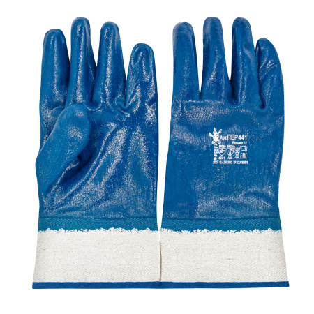 ПЕР 441 Перчатки НИТРИЛ манжет крага (уп. 120 шт)