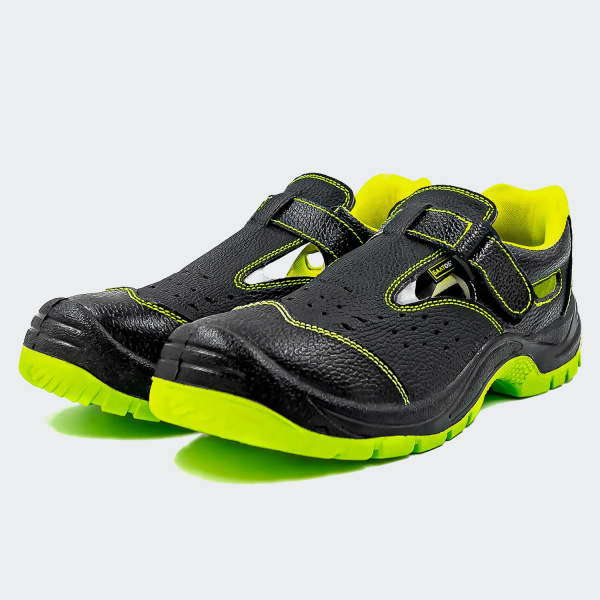 4220Т Лайм Полуботинки с перфорацией ( Сандалии) КИТАЙ