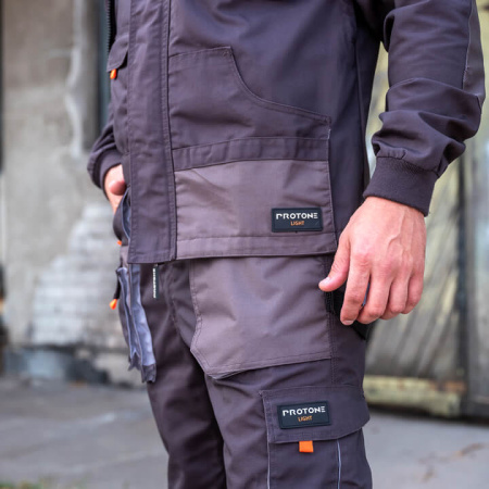 Брюки PROTONE LIGHT, мужские, смес, лето, серый, Kитай