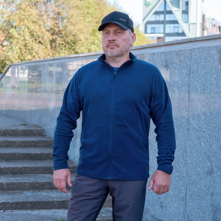 Джемпер флисовый тонкий PROTONE HUNT light, темно-синий, Китай