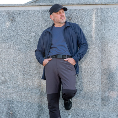 Джемпер флисовый тонкий PROTONE HUNT light, темно-синий, Китай