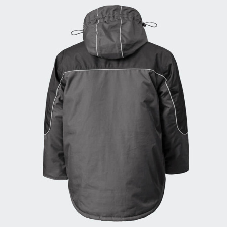 Куртка WINTER, мужская, утепленная, серый/черный, Китай