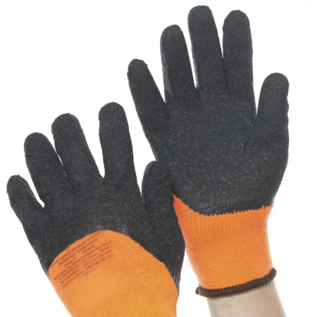 ПЕР 452 Перчатки акриловые с рифленным латексным покрытием (уп. 120 шт)