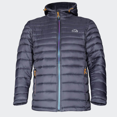 Куртка PROTONE CLIMB, мужская с капюш., ПЭ, серый, Kитай