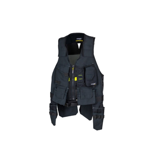 Жилет STRETCH PLUS, с навесными карманами, т.серый, Talis