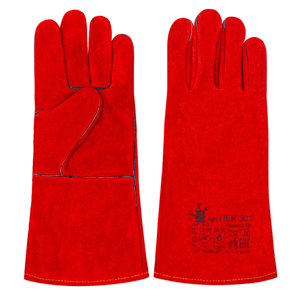 ПЕР 301 Краги Красные (уп. 60 шт)