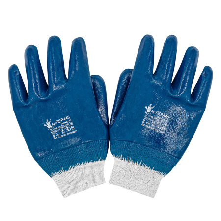 ПЕР 440 Перчатки НИТРИЛ манжет резинка (уп. 120 шт)	