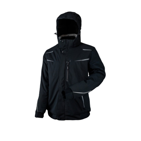 Куртка SOFTGO, мужская, утепленная, софтшел, черный, Talis