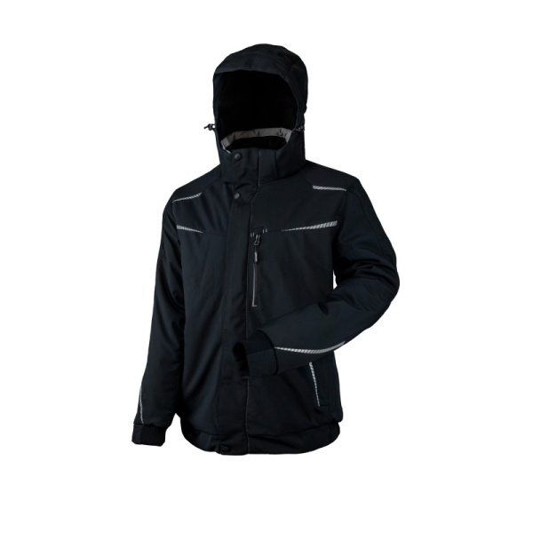 Куртка SOFTGO, мужская, утепленная, софтшел, черный, Talis