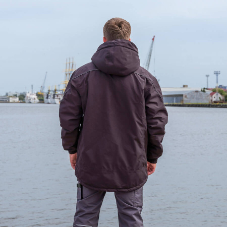 Куртка URBAN, мужская, утепленная, черный, Китай