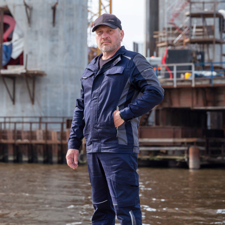 Куртка PROTONE ACTIVE, мужская, хлопок, лето, темно-синий, Kитай