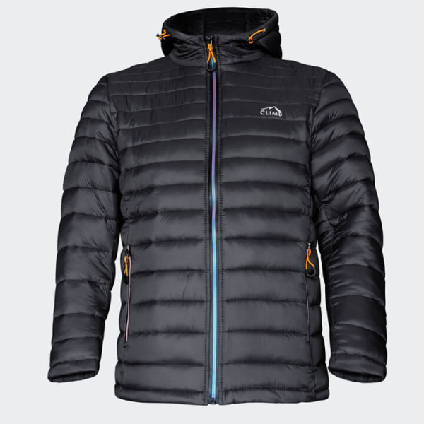 Куртка PROTONE CLIMB, мужская с капюш., ПЭ, черный, Kитай