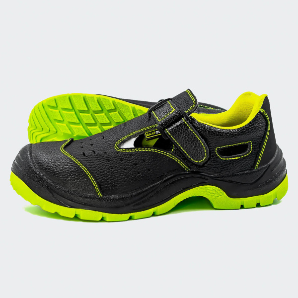 4220Т Лайм Полуботинки с перфорацией ( Сандалии) КИТАЙ